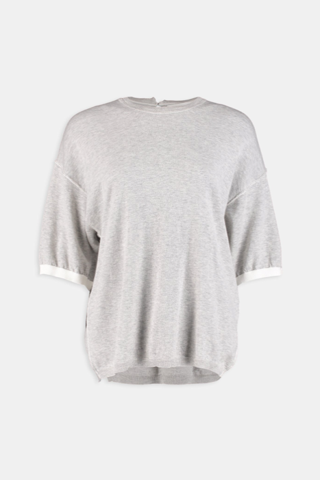 CALY GREY MELANGE TOP