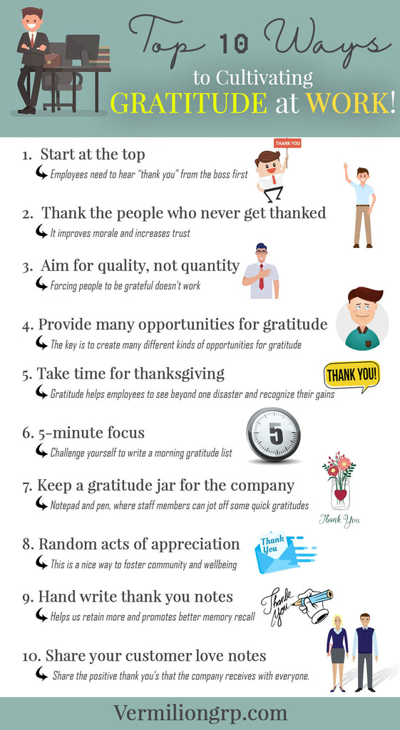How to Cultivate Gratitude at Work