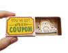 Shop Matchbox Card "You've got a coupon" - OT112 | 3XUdesign