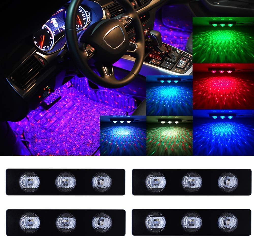 Car Atmosphere LED Light Starlights RGB kit under Seat Lighting — RAYMAX  LUMINOUS GEAR