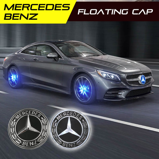 floating center caps mercedes