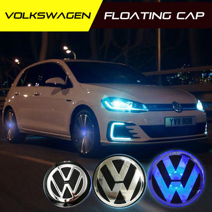 led floating car wheel caps