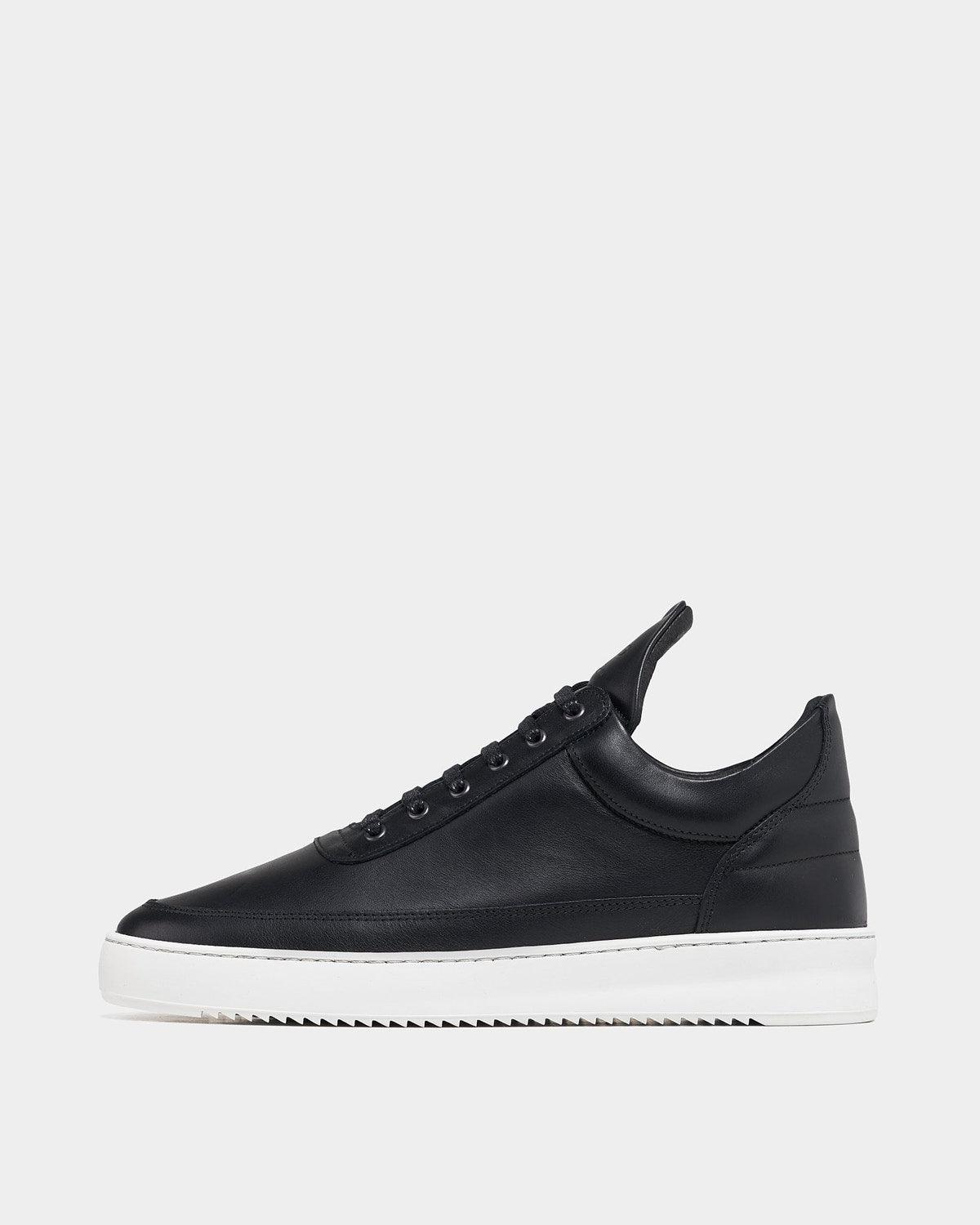 Low Top Ripple Nappa Black - Filling Pieces