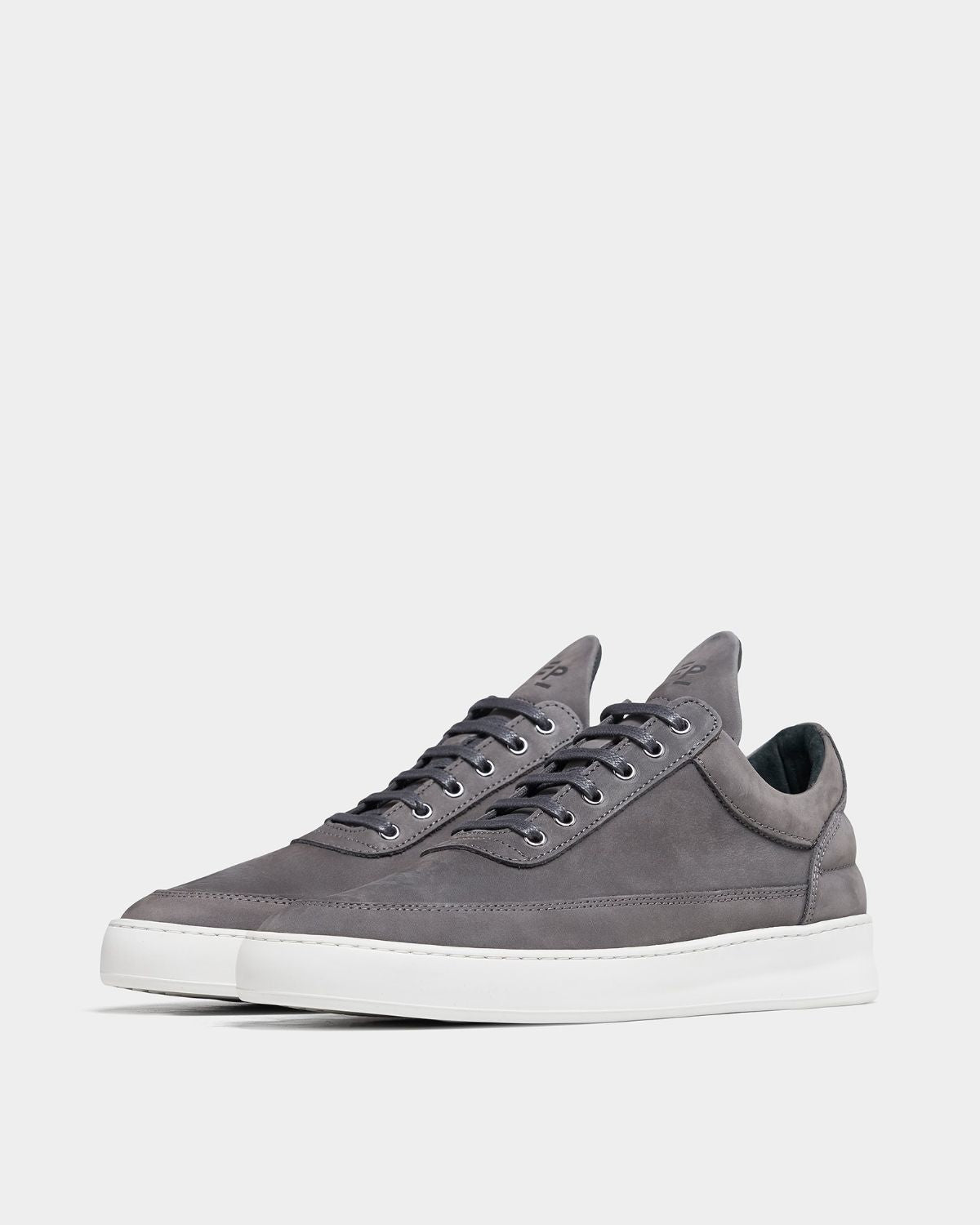 low top plain lane nubuck dark grey 