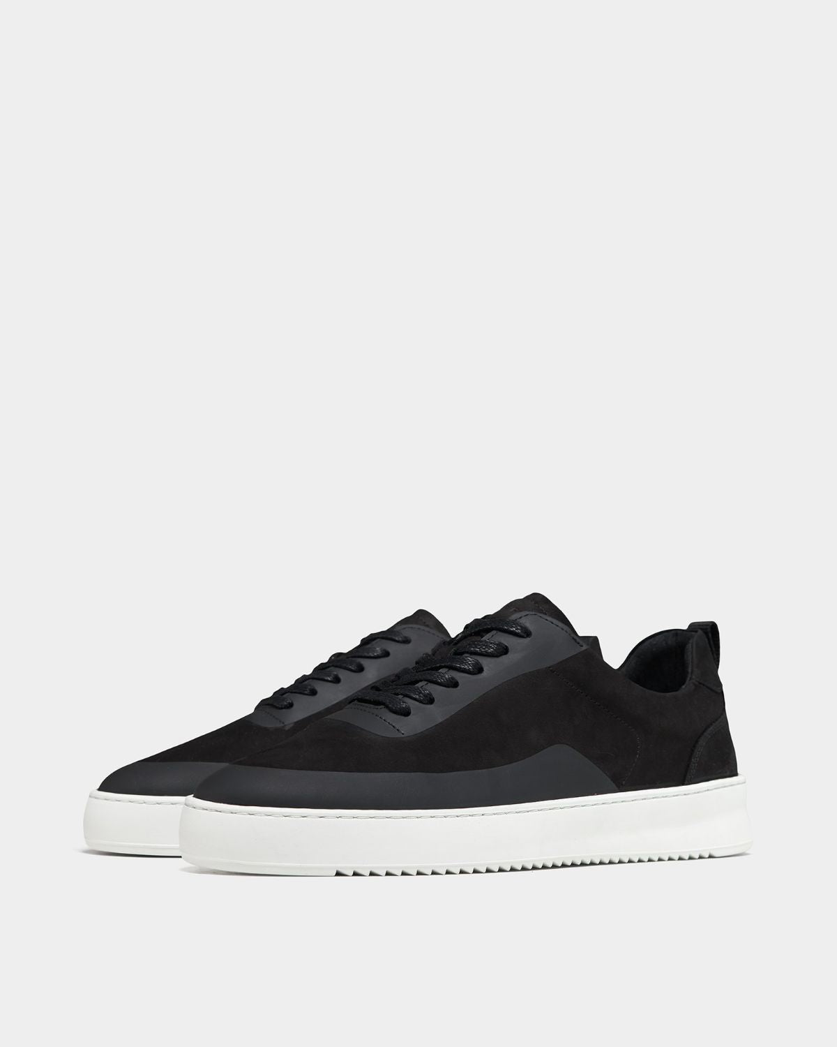 filling pieces black trainers