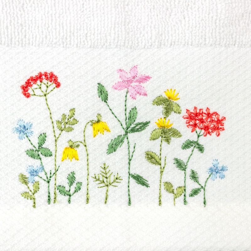 Laura Ashley Πετσέτα μπάνιου Garden Colours με κέντημα 30x50