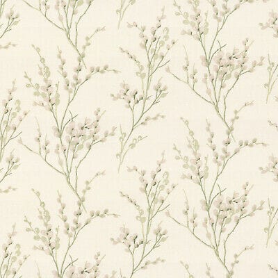 Laura Ashley ΥΦΑΣΜΑ Pussy Willow Off White / Hedgerow ΜΕ ΤΟ ΜΕΤΡΟ ΦΑΡΔΟΥΣ 137ΕΚ 7609964986588