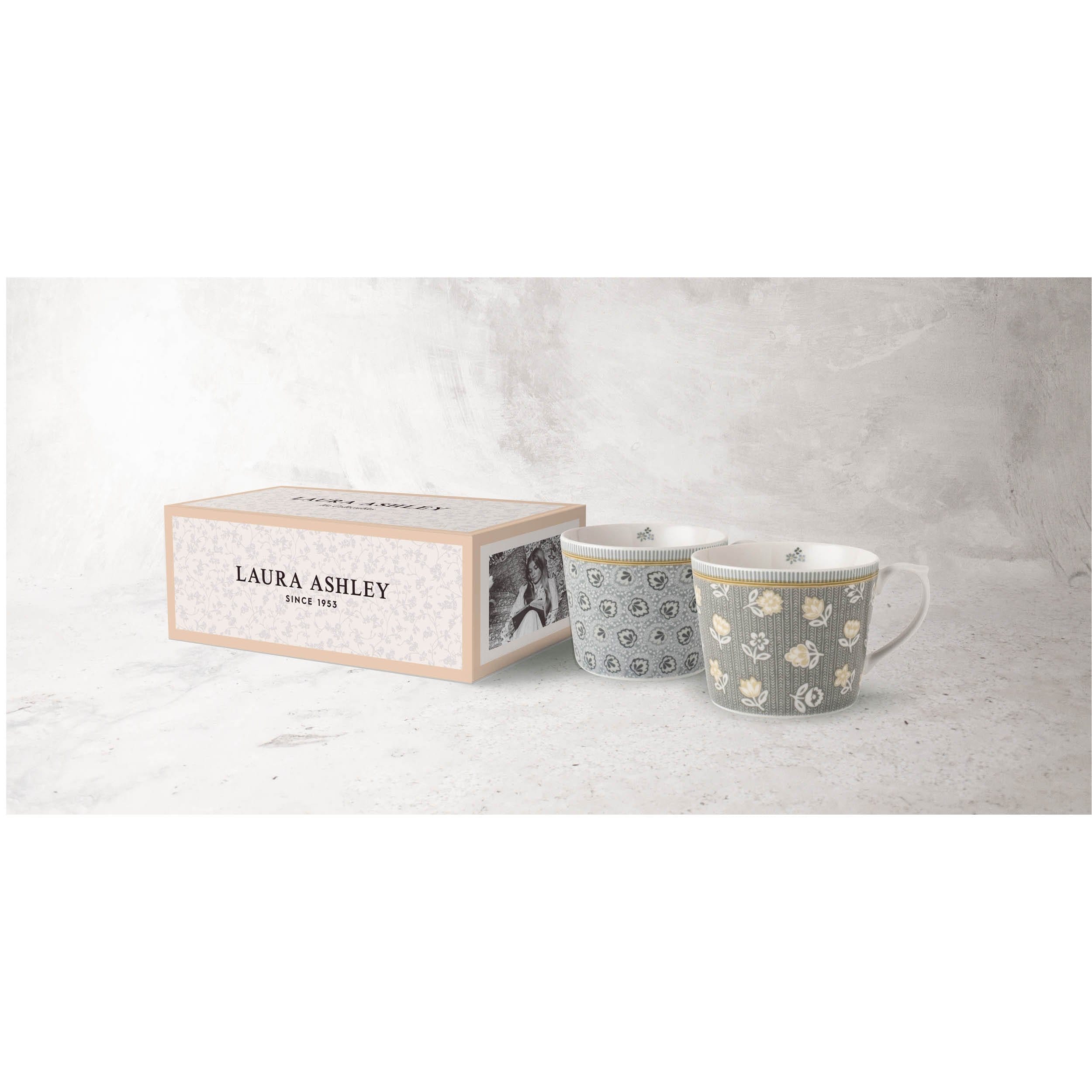 Laura Ashley Σετ Κούπες Tea Flowers 2 Tεμαχίων