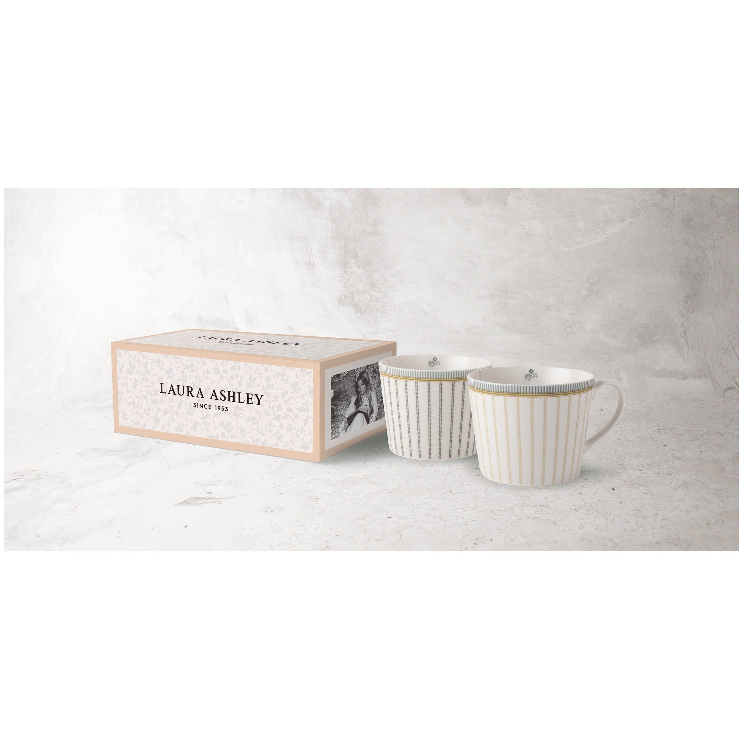 Laura Ashley ΣΕΤ ΚΟΥΠΕΣ Tea Stripe 2 TΕΜΑΧΙΩΝ 6816536199363