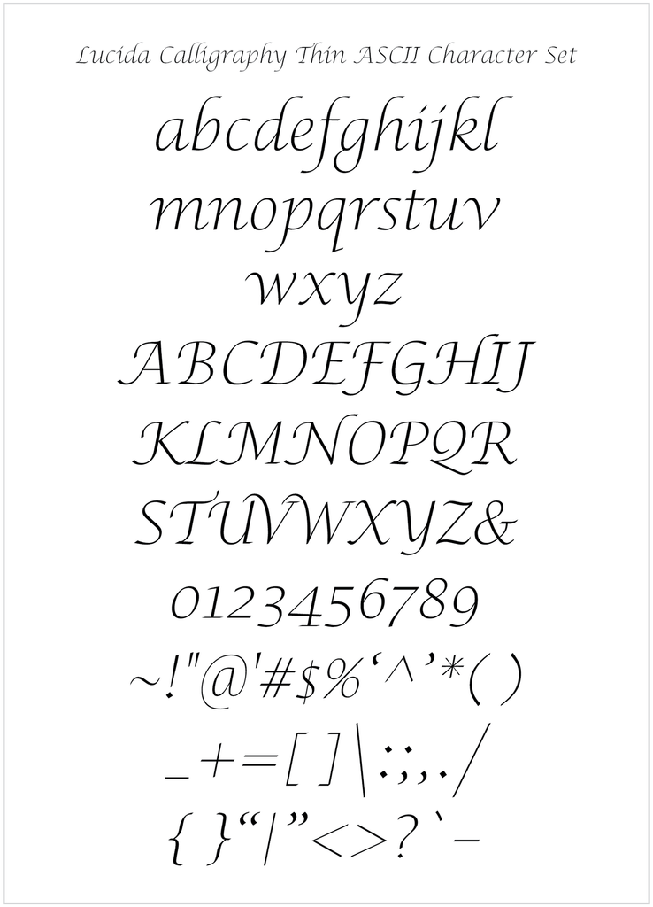free mac fonts calligraphy