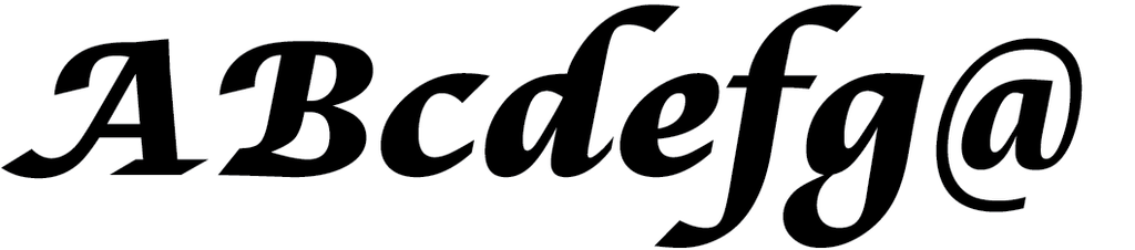 lucida calligraphy font in latex