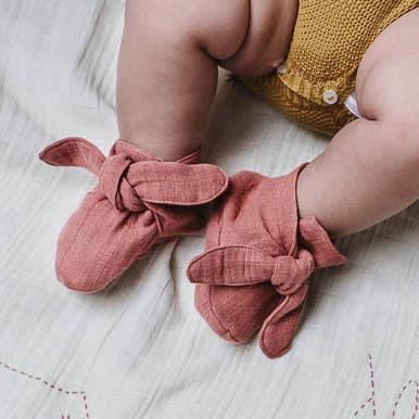 Knotted Bootie in Dusty Cedar