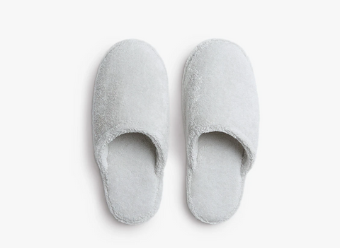 Classic Turkish Cotton Slippers in Mineral from Parachute
