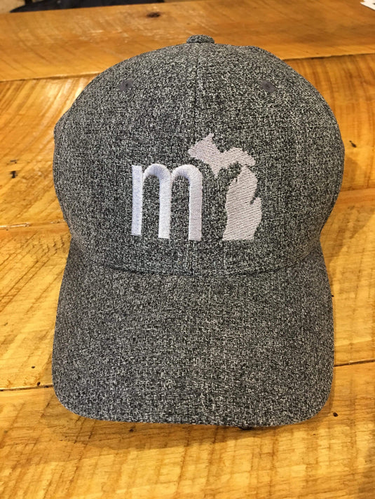 Flexfit Ivory Melange Cap Baseball Basecap Heather Grey Mütze Kappe Hat  meliert