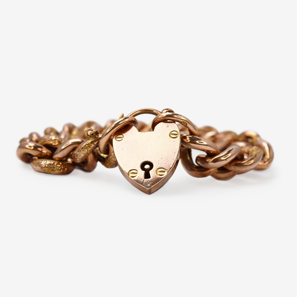 chunky rose gold bracelet