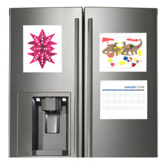Artwork on refrigerator
