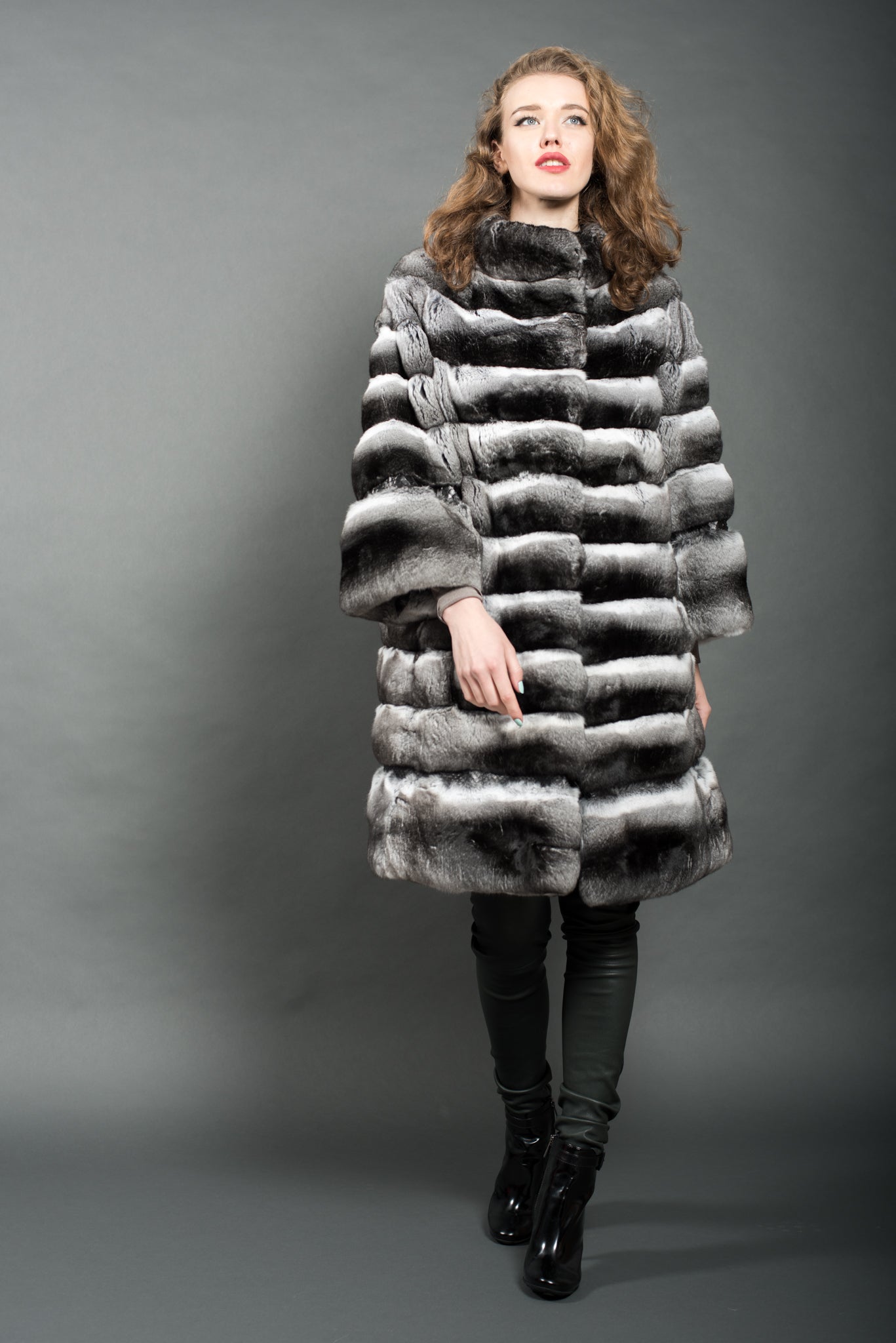 Chinchilla Fur Coat Fur Caravan