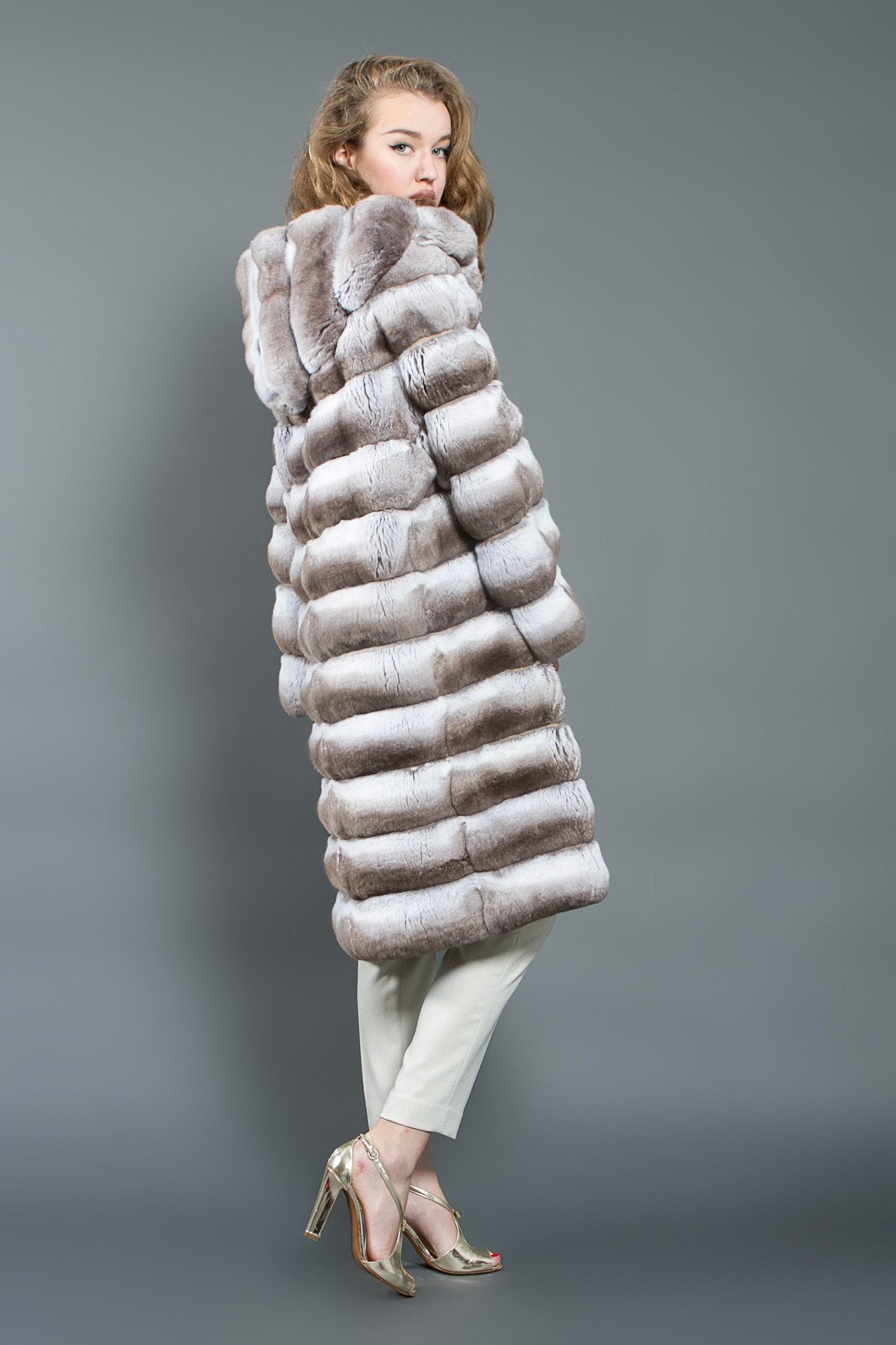 Chinchilla coat - Hand-sewn real chinchilla fur coats, jackets, vests ...