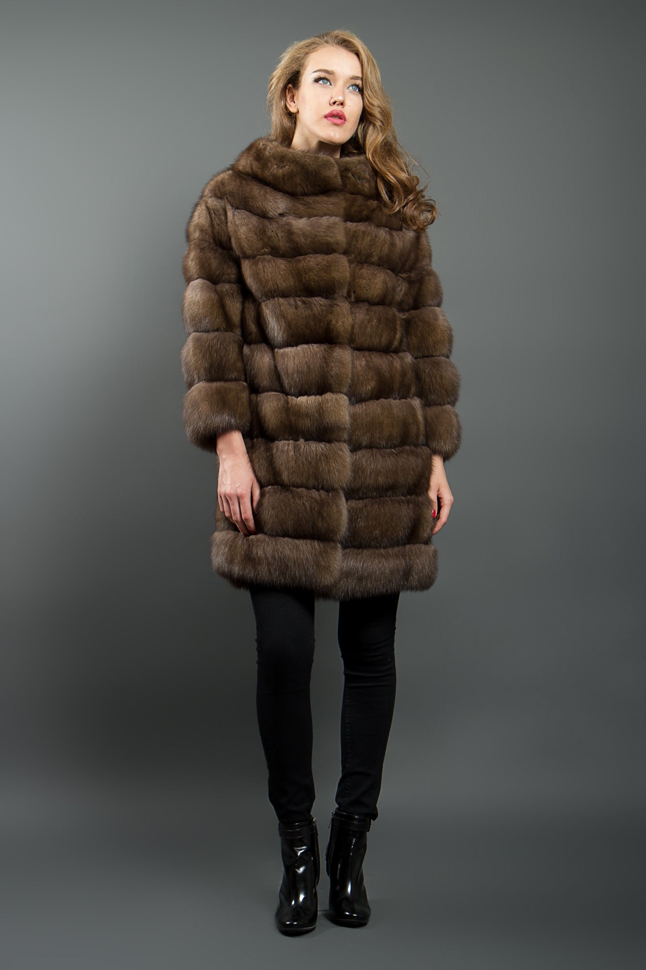 Russian Sable Fur Coat boutique online - Fur Caravan