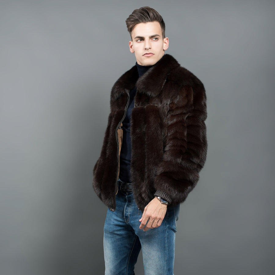 Russian Barguzin Sable Fur Jacket for men – Fur Caravan