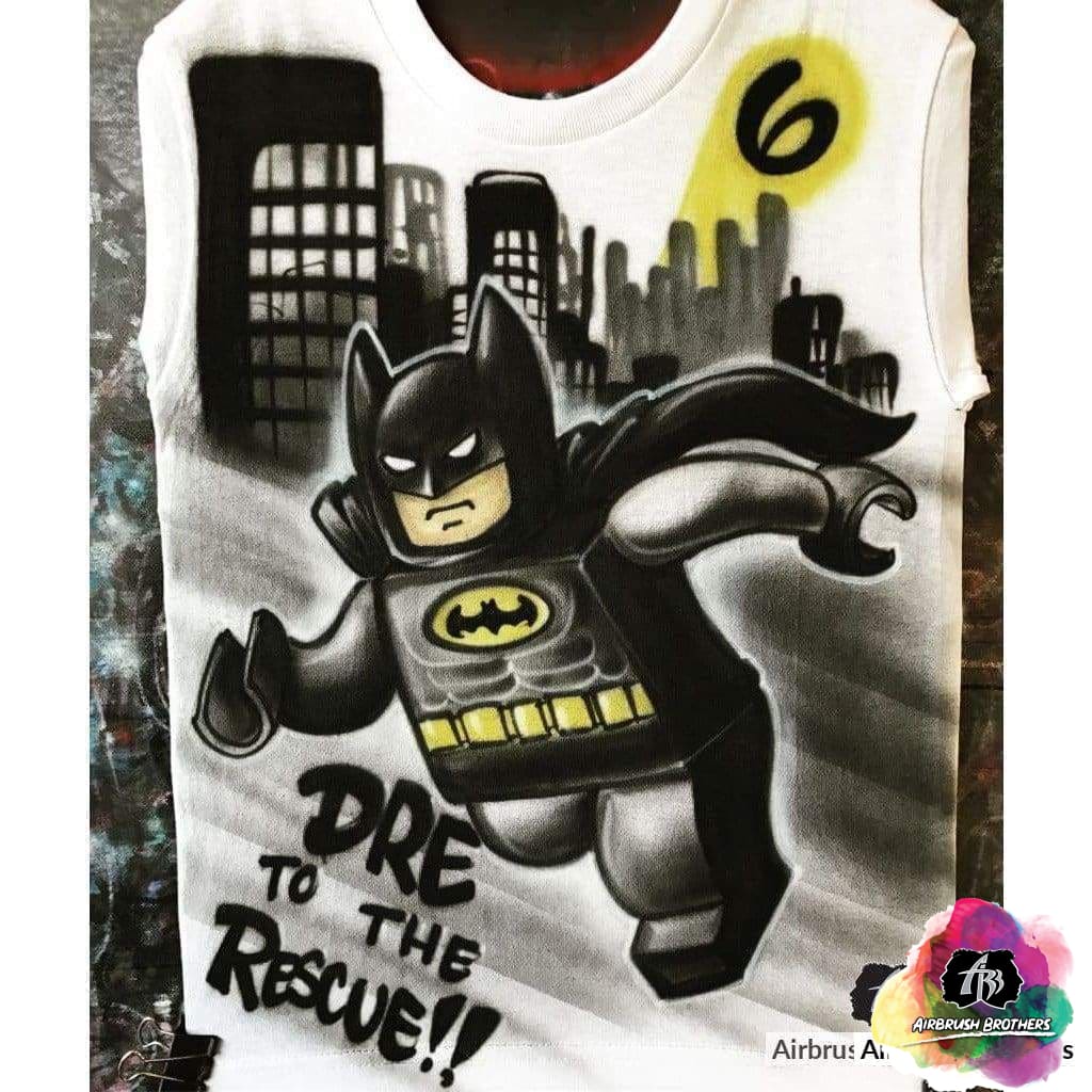 Airbrush Lego Batman Birthday Shirt Design – Airbrush Brothers