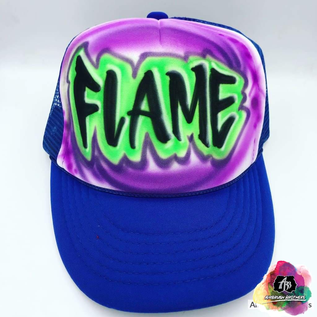 Airbrush Name Scratch Hat Design – Airbrush Brothers