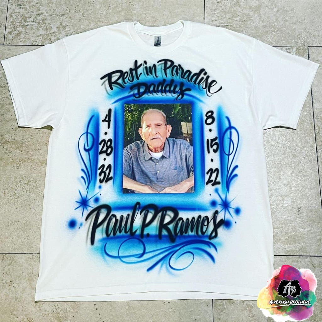 ring ontwerp Ik was verrast Airbrush Rest in Paradise Daddy Shirt Design – Airbrush Brothers