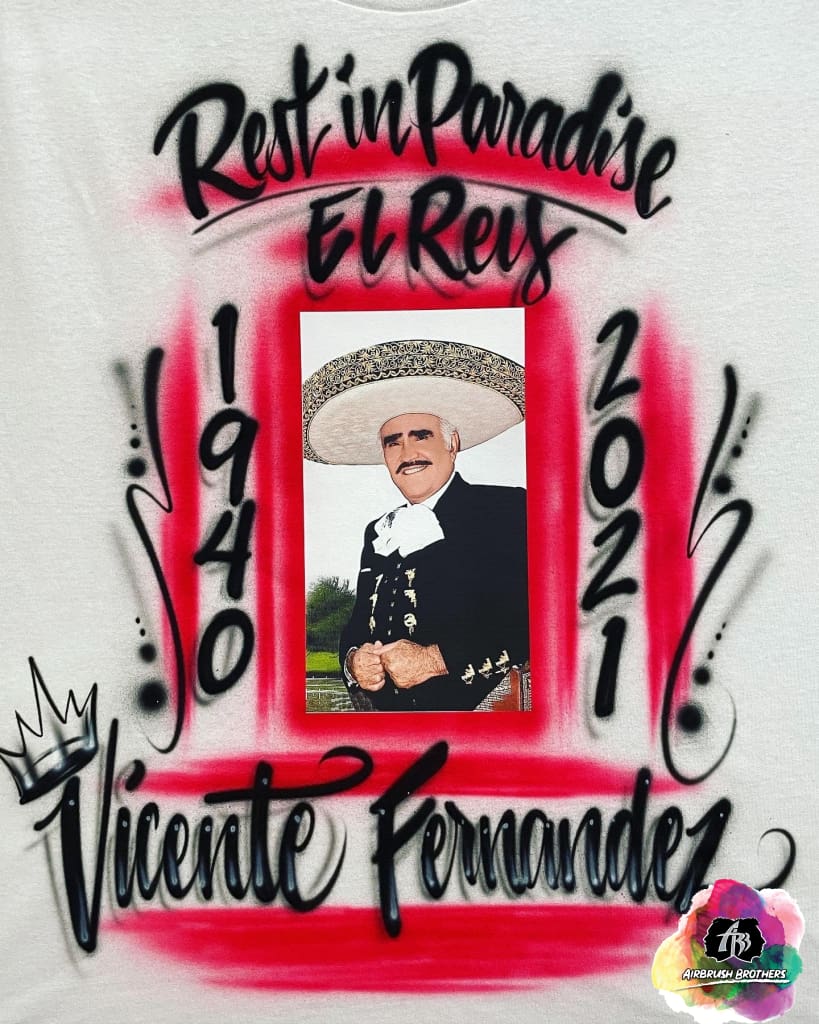 Airbrush Rest In Paradise El Rey Shirt Design – Airbrush Brothers