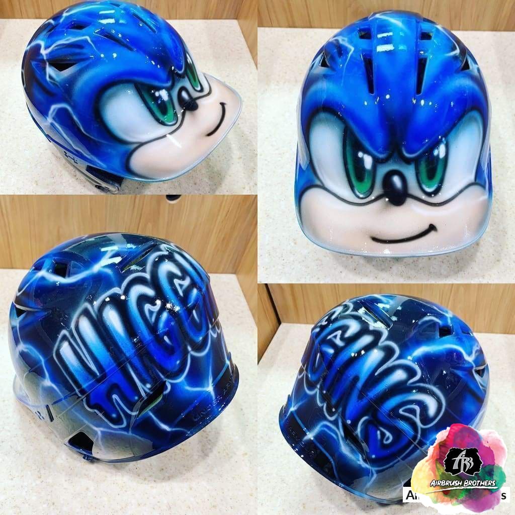 sonic bike helmet