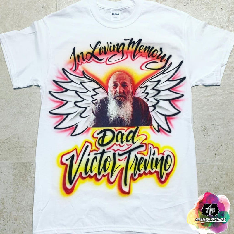 airbrush angel shirt