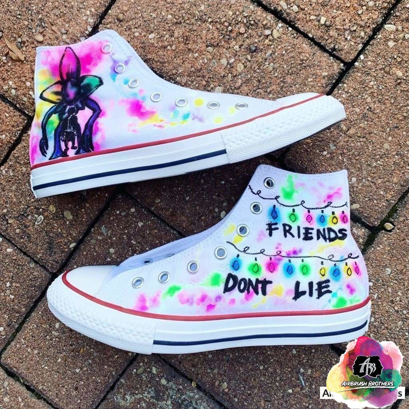 stranger things custom shoes