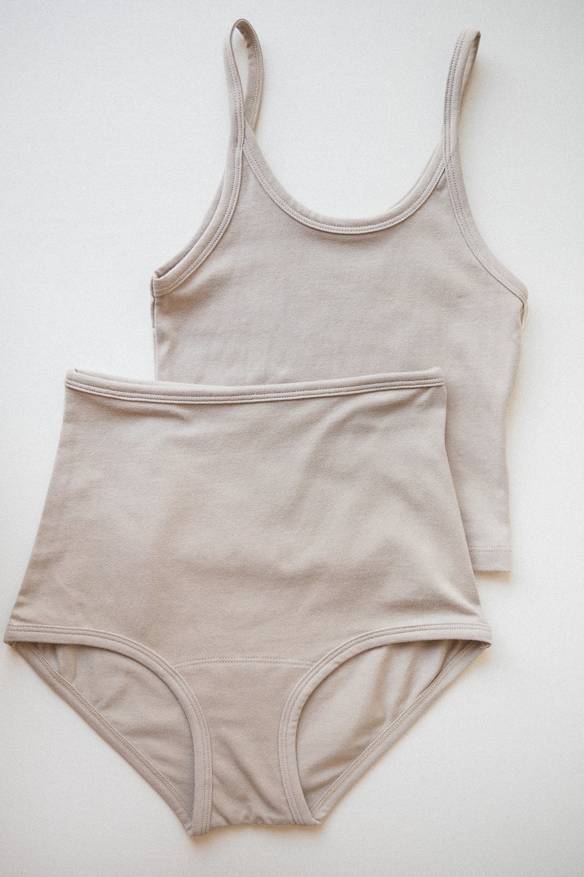 HIGH RISE UNDIES IN TAUPE
