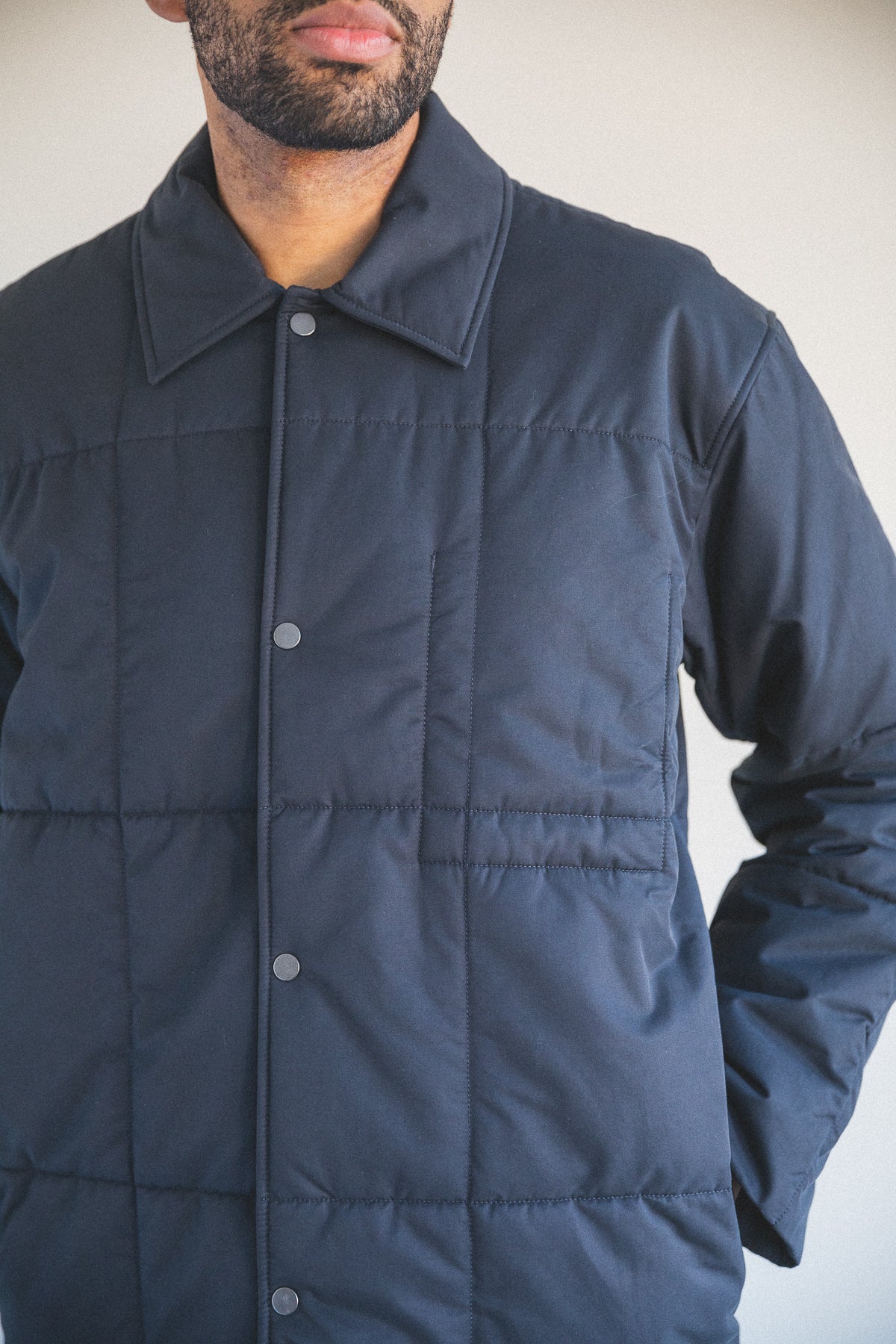 SION JACKET IN DARK NAVY