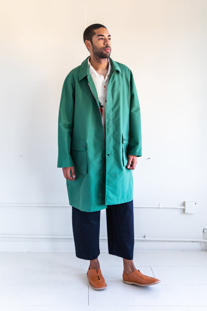 ナエSoutien Collar Trench Coat_Stonegray | www.mobmaxime.com