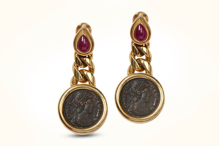 Bulgari Coin Earrings - M. Khordipour