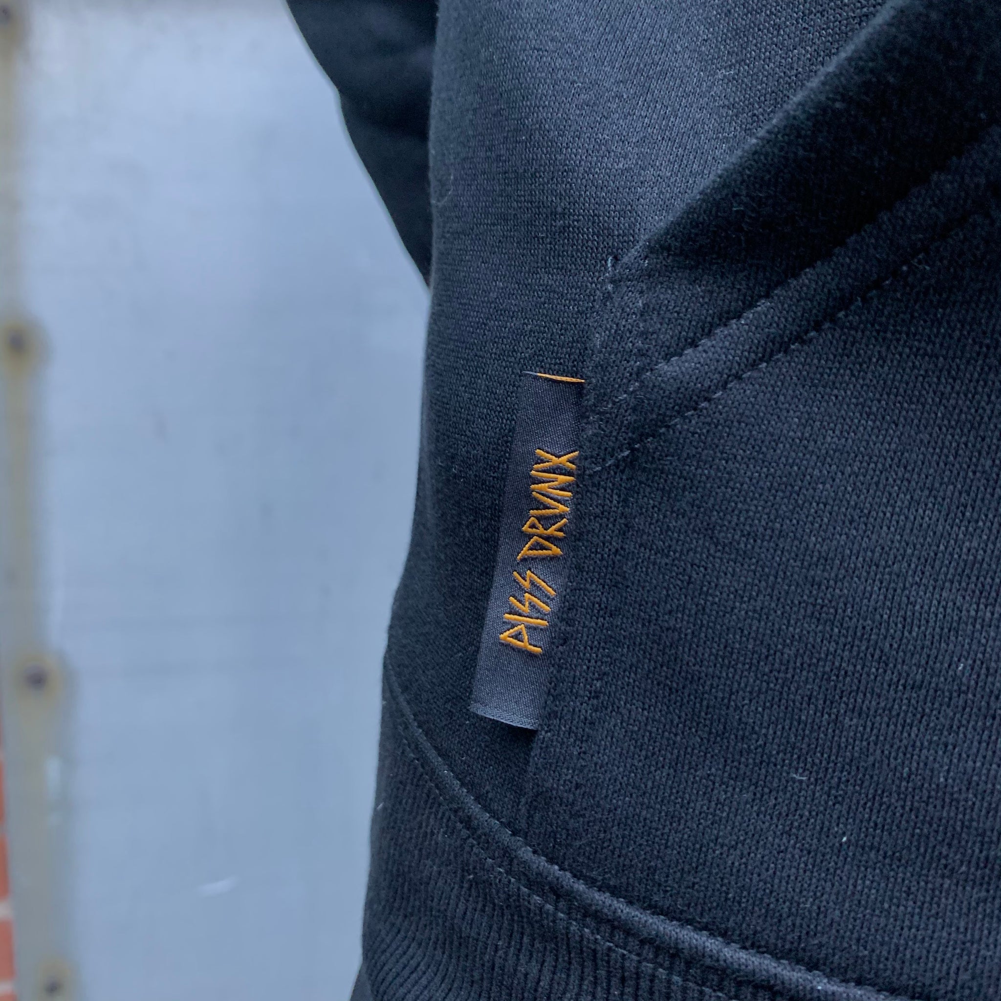 Piss Drunx Embroidered Logo Hood - Black/Gold – Slugger Skate Store
