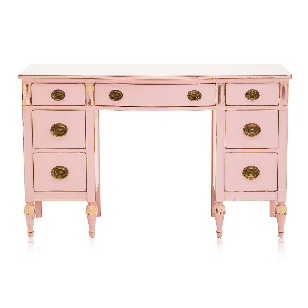 Pink Shabby Chic Vanity Desk Modernica Props