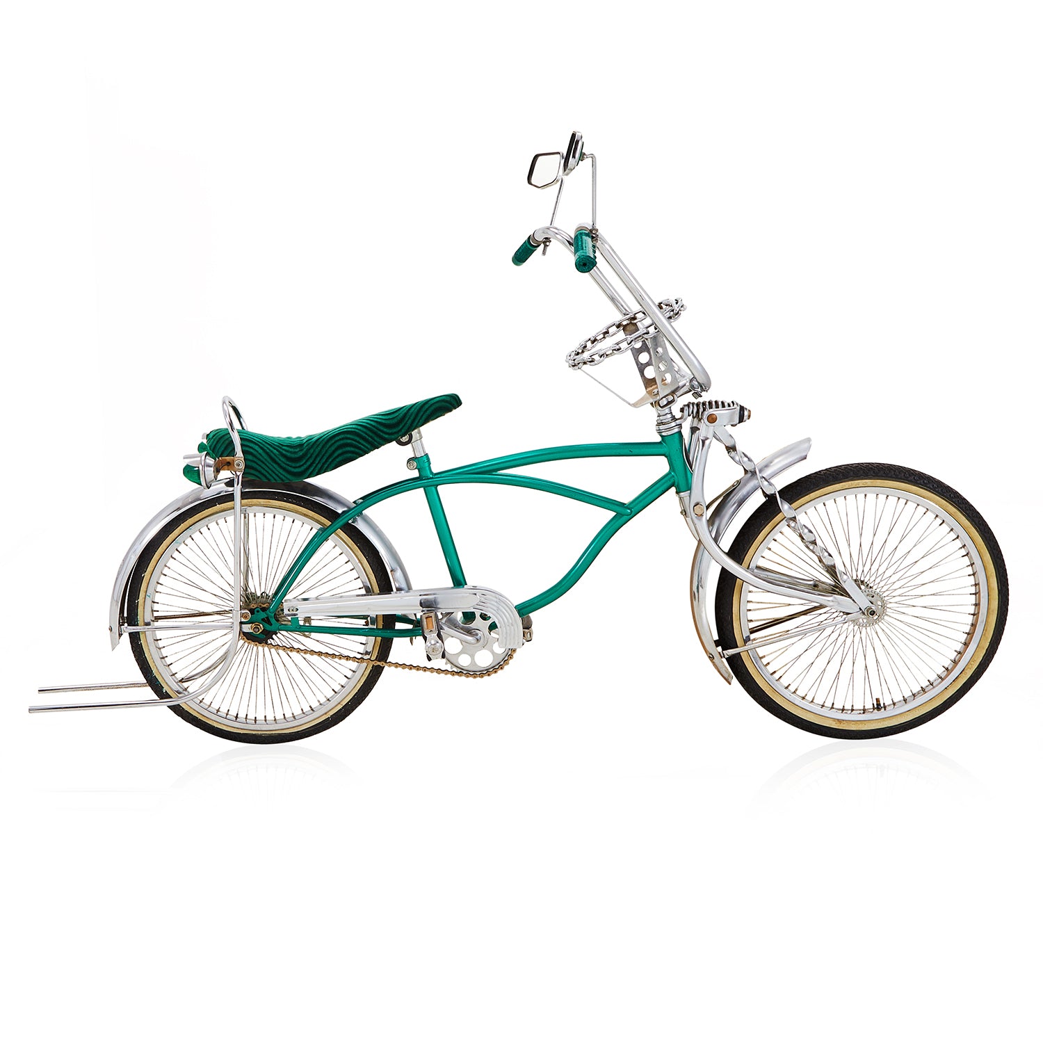 green lowrider bike