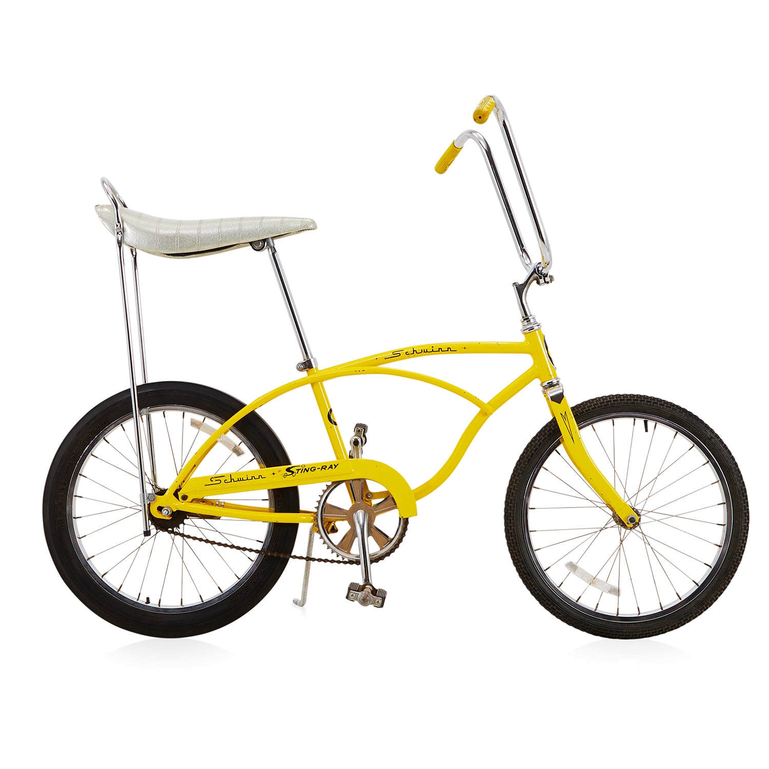 yellow schwinn bike