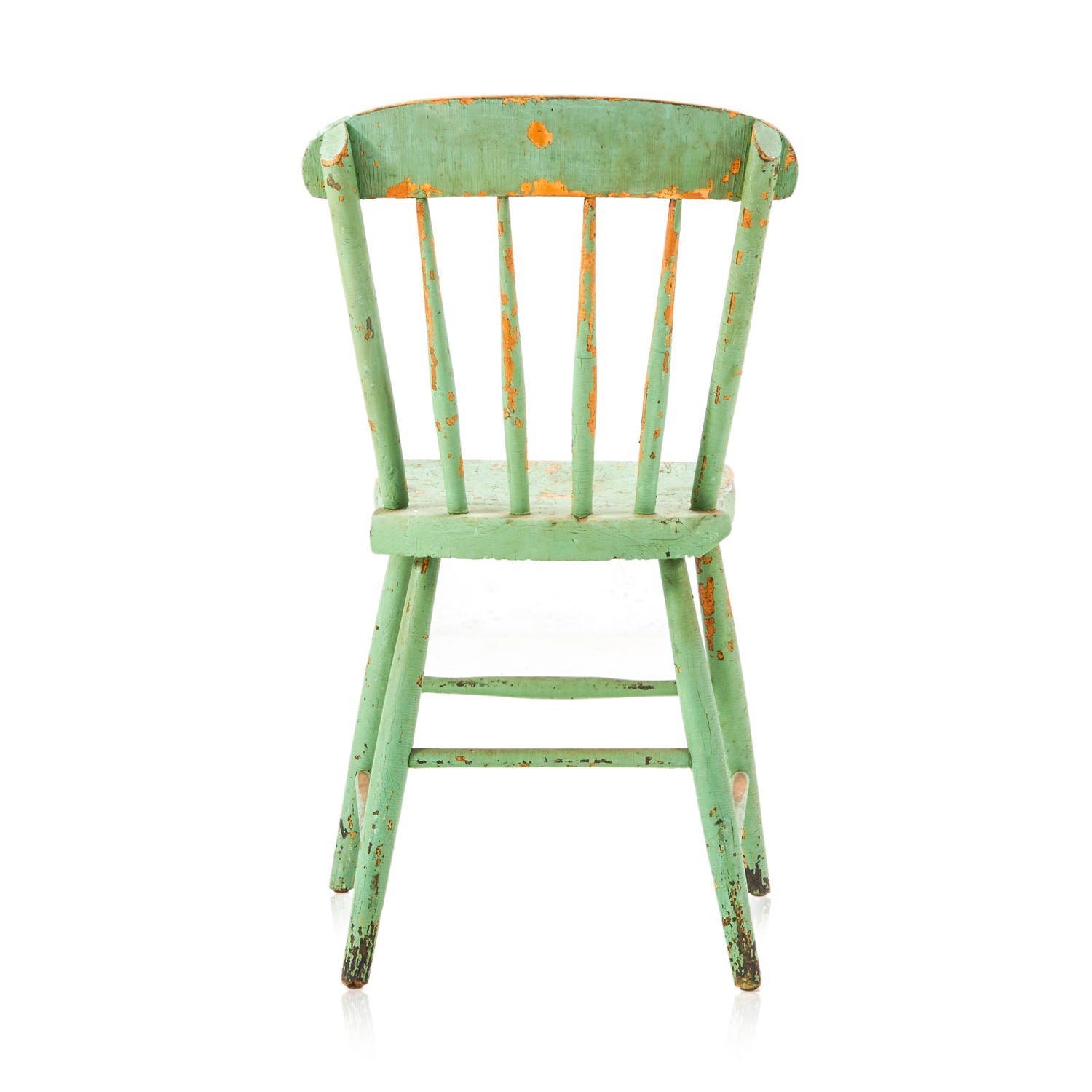 Green Rustic Farmhouse Dining Chair - Modernica Props