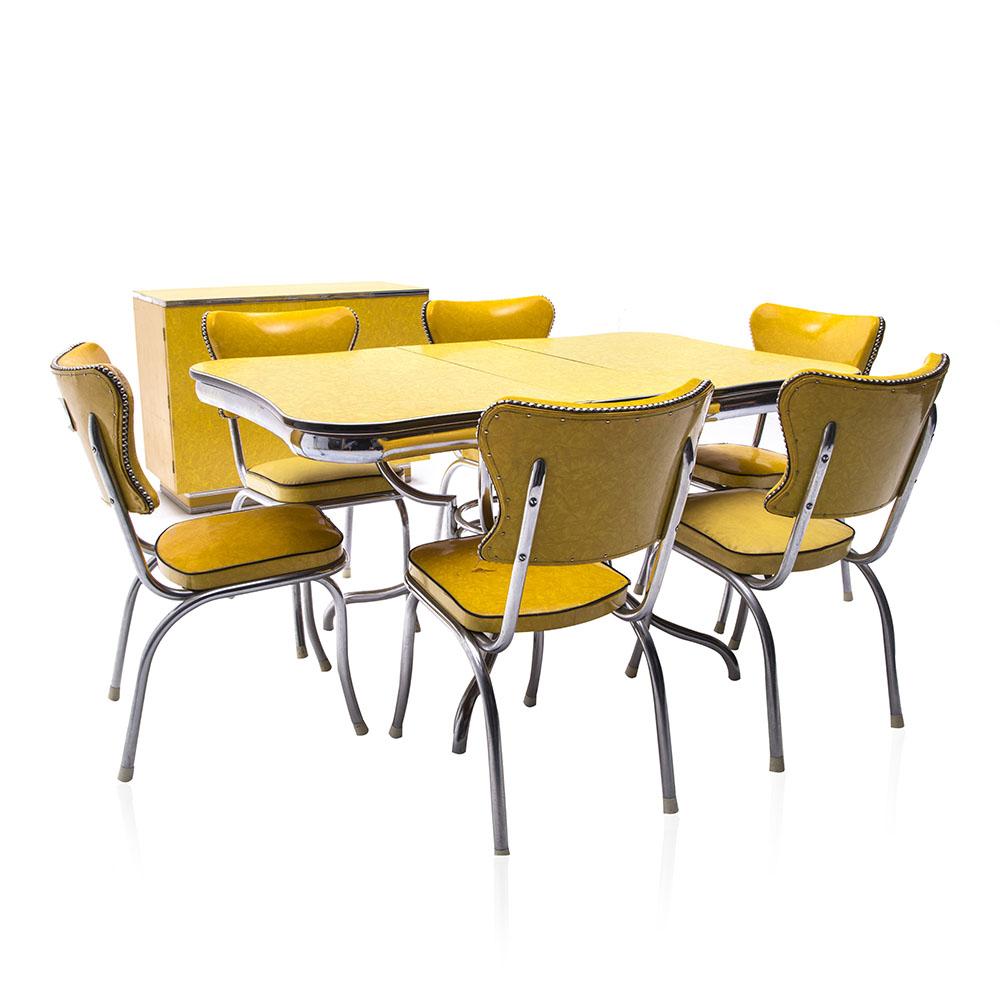Yellow Formica Kitchen Table Modernica Props