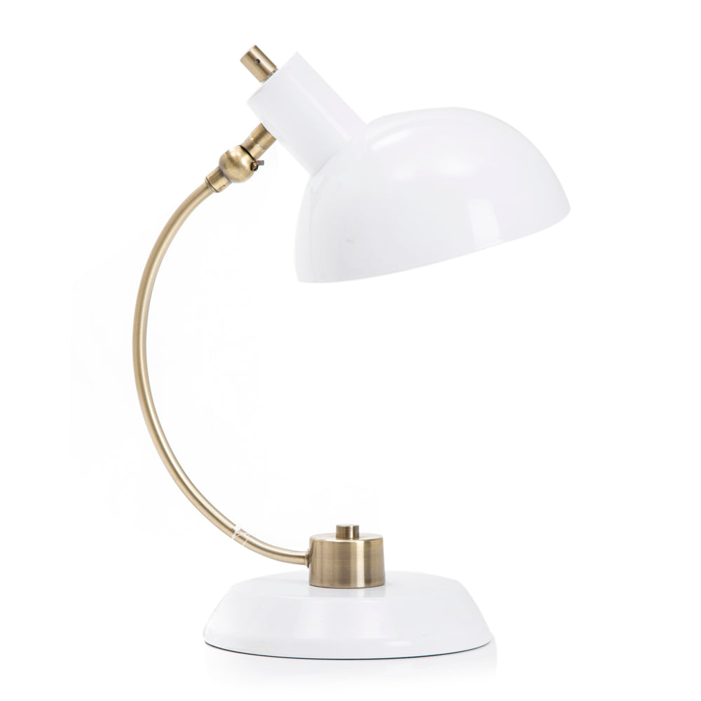 Gold and White Desk Lamp - Modernica Props