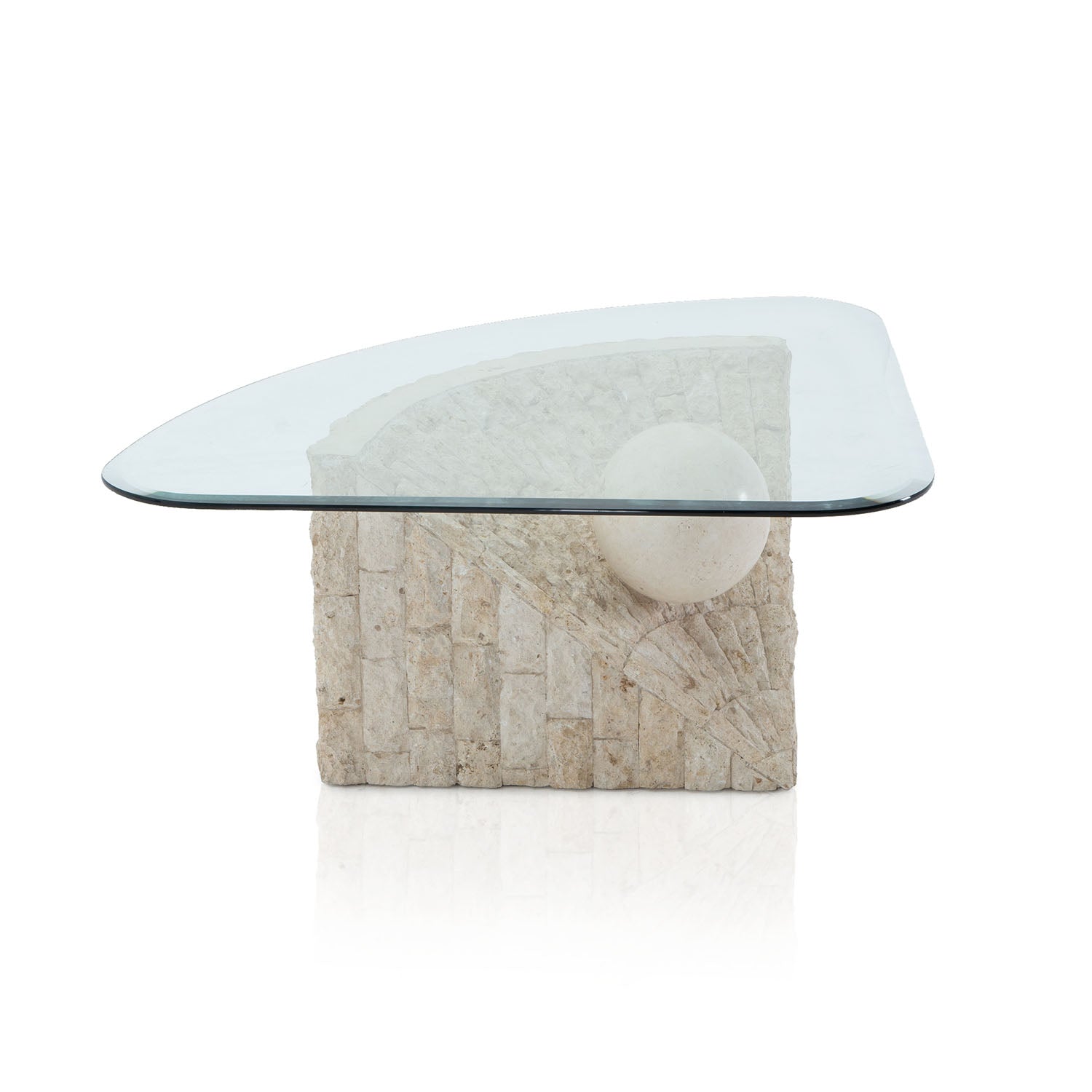 Tan Stone With Pearl Coffee Table Modernica Props