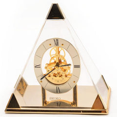 Seiko - Glass Pyramid Clock - Gil & Roy Props