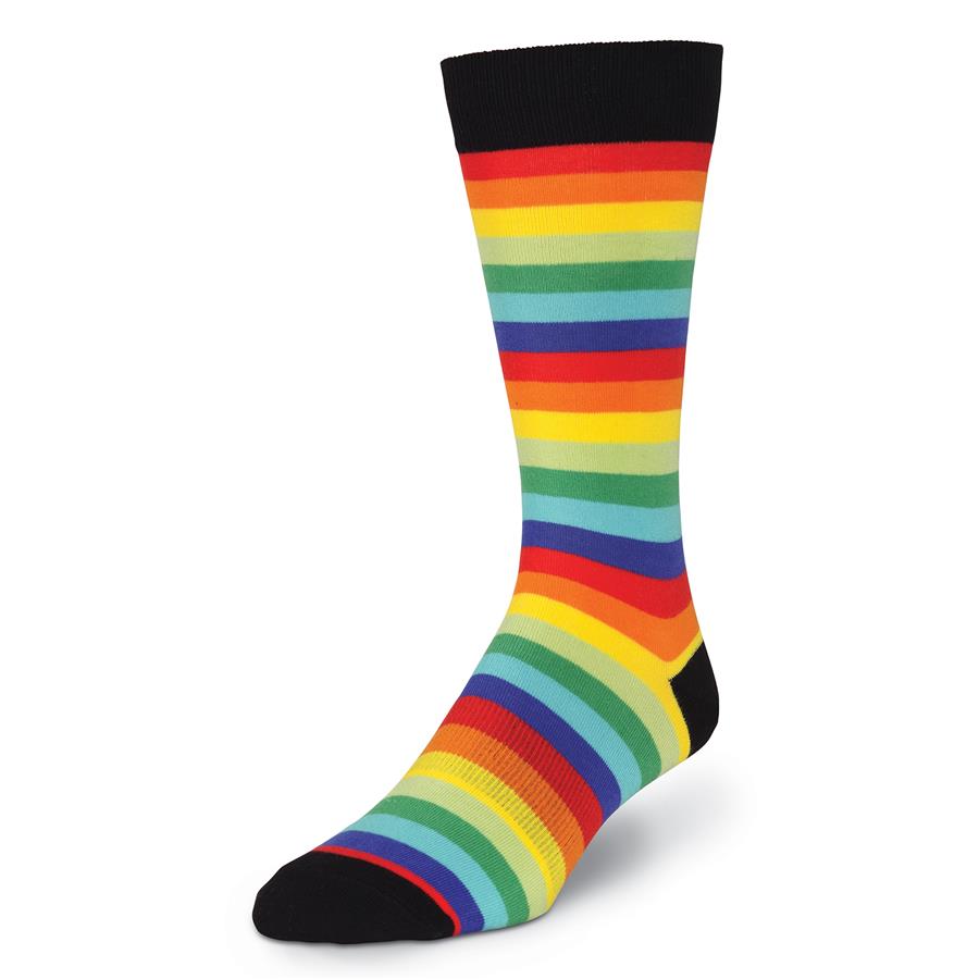 Crazy Socks - Rainbow Striped Socks For Men | Joy Of Socks