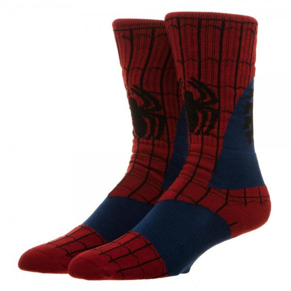 socks spider suit man Crew Socks, Of Up Spiderman Suit  Joy Socks