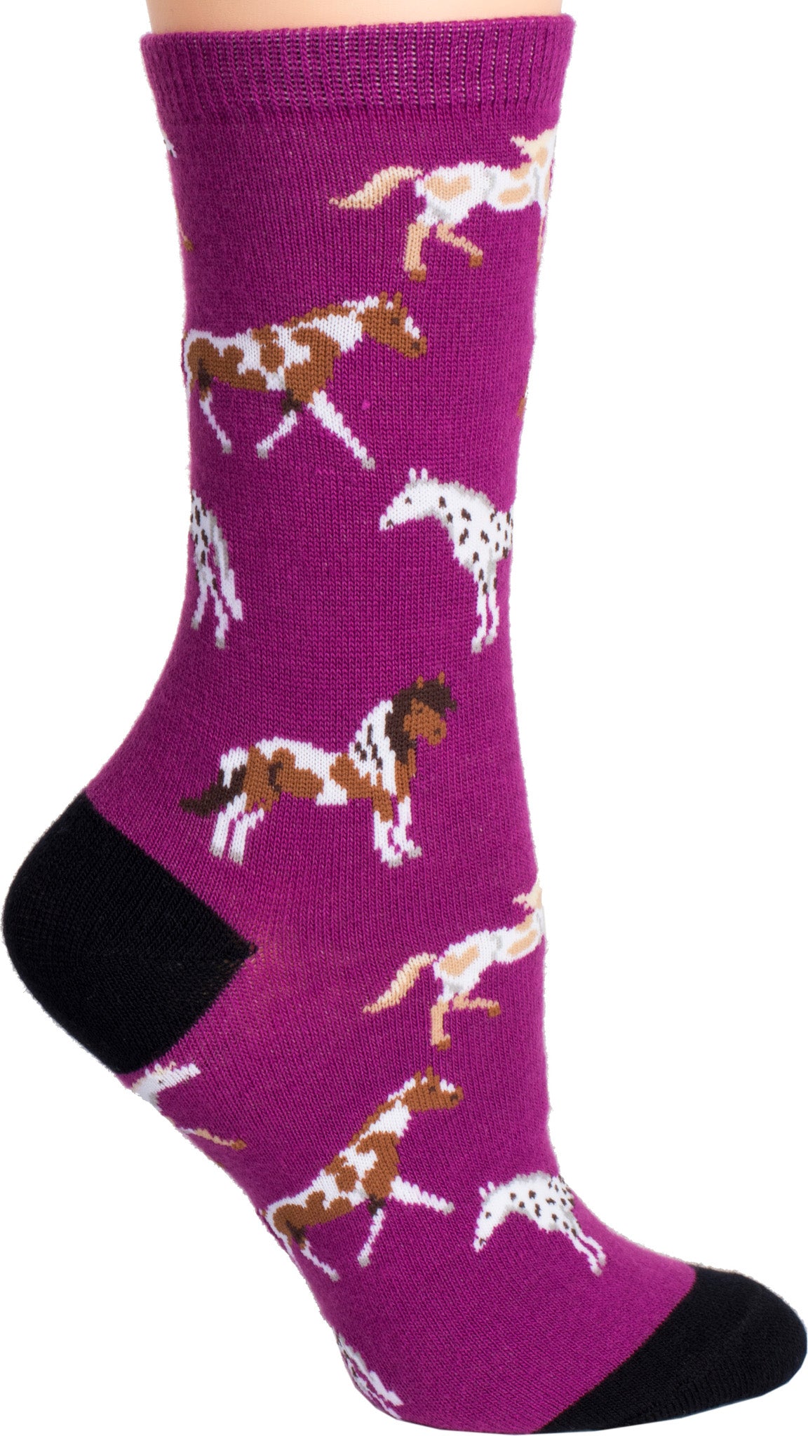 Womens socks with horses on them