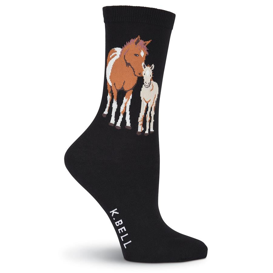 Womens socks with horses on them