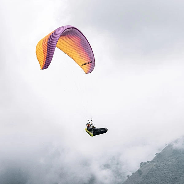 Image of paraglider in the sky