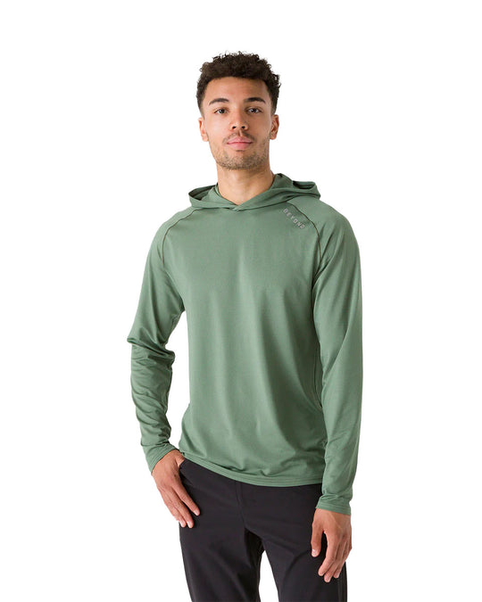 Men's Geo-T Hooded L.S. Shirt, Sun Shirt, Hiking Shirt